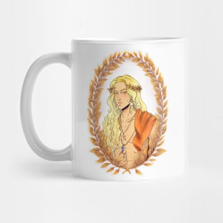 Apollon Olympian God Greek Mythology Wreath Style Mug